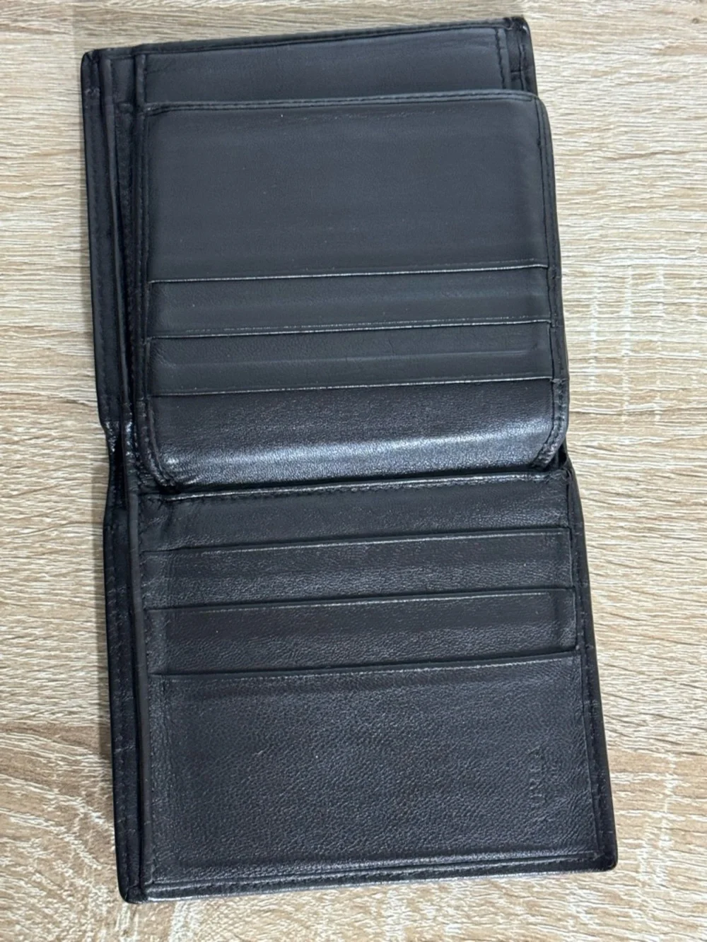 Furla Men’s Black Leather Bifold Wallet